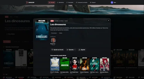 Quazar site de streaming 2026